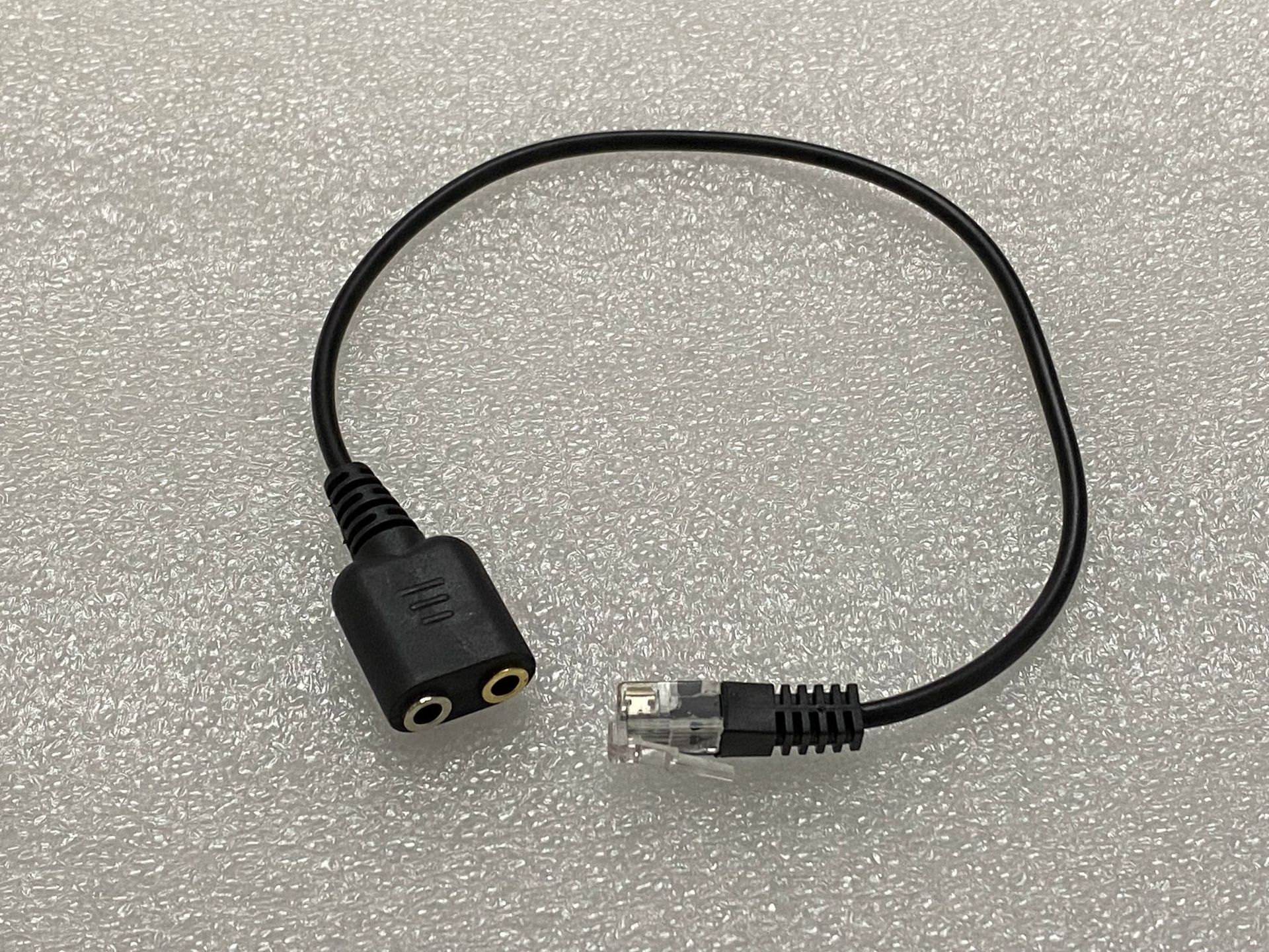 电脑耳机转电话耳机双35mm转rj9水晶头耳机转换器接头转换线