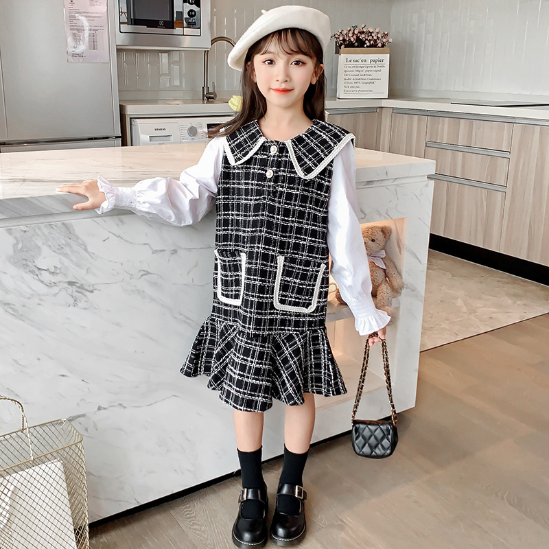 岁3儿童装4女童春秋装长袖连衣裙5女孩6时髦7小孩8洋气公主裙子10岁