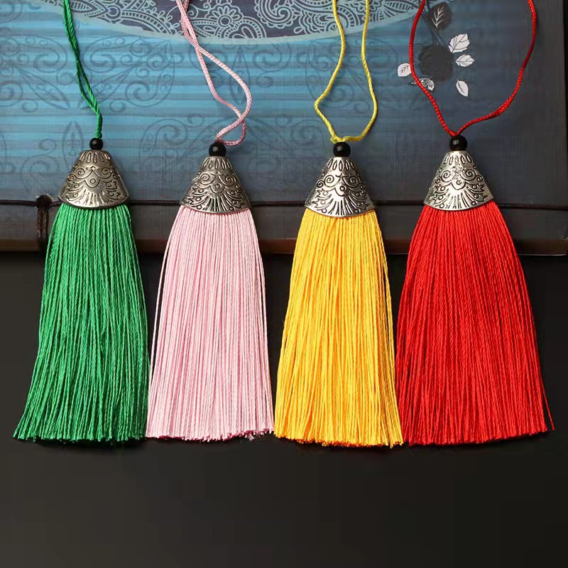 Polyester Fish Mouth Tassel Sachet Accessories Fish Mouth Tassel Fish Mouth Tassel