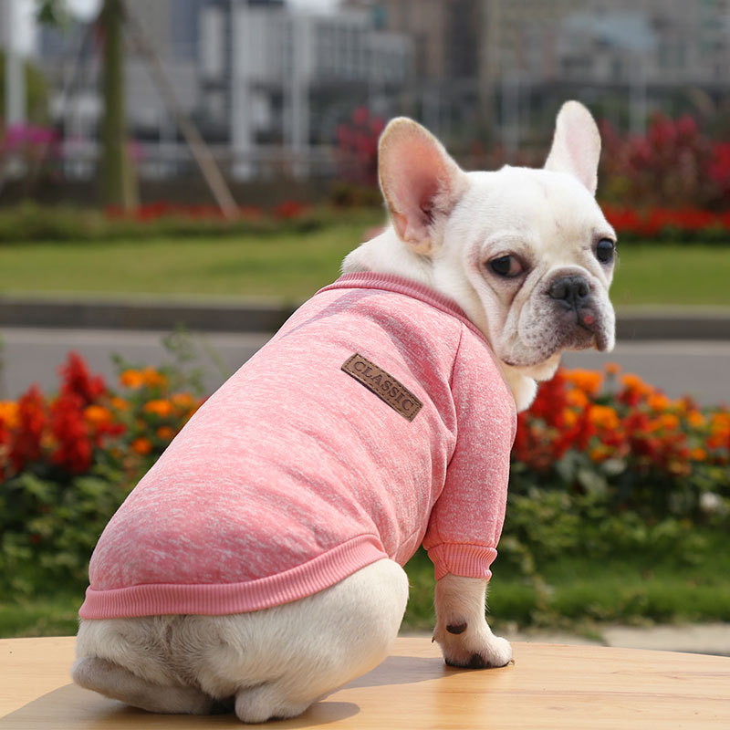 Jarre Aero Bull Pug Dog Cat Pet Clothes Autumn Winter Sweater Two Legs Clothes Supplies Wool Small and Medium Dogs