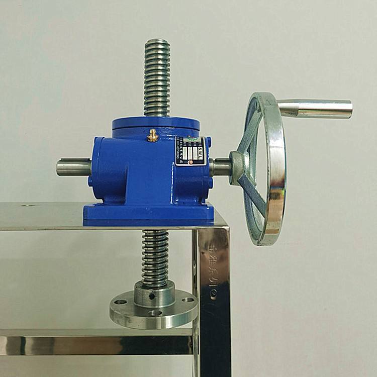 工厂供应手摇丝杆升降机 小型手摇电动涡轮蜗杆升降器定制平台