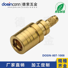 厂家直销射频同轴电缆连接RG316SMB直式压接公头