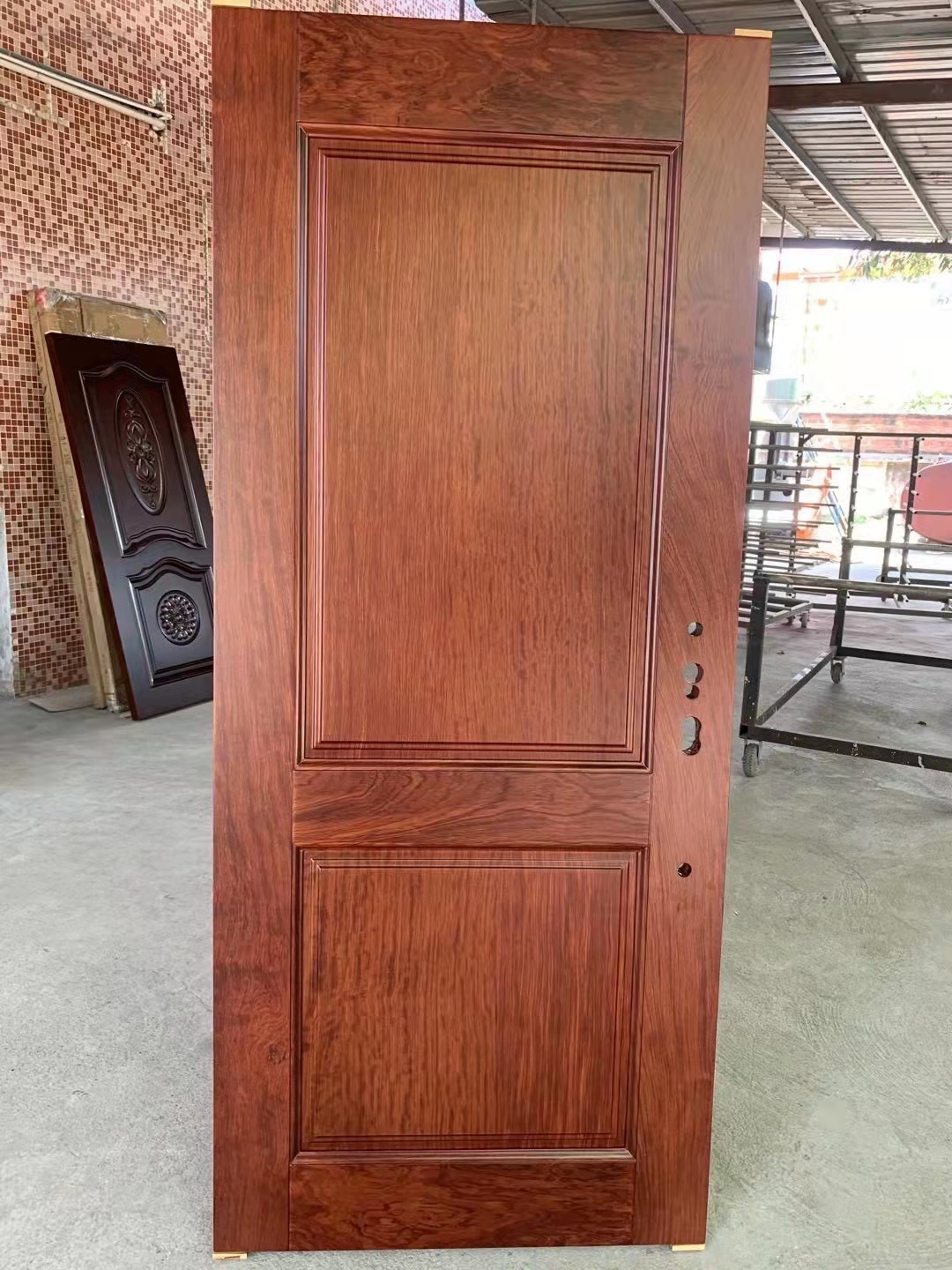 别墅烤漆门实木木门家用室内门整套隔音原木门橡木平开门厂家批发