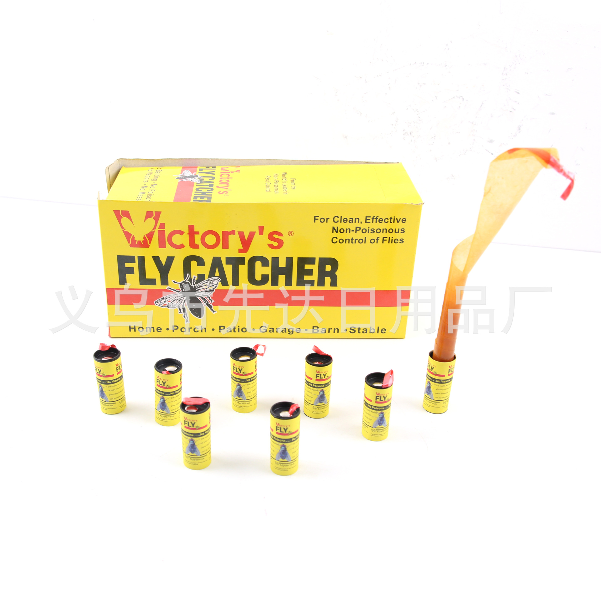 Green Label Fly Sticky Fly Roll Sticky Fly Glue Fly Coil Flypaper Fly Sticker