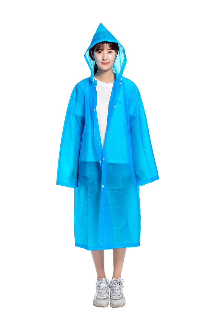 批发eva雨衣徒步透明雨衣成人非一次性雨衣户外旅游儿童雨衣印字