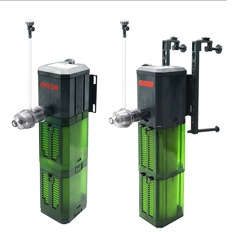 伊罕水族箱过滤器鱼缸三合一过滤吸便循环造浪泵草缸内置过滤器