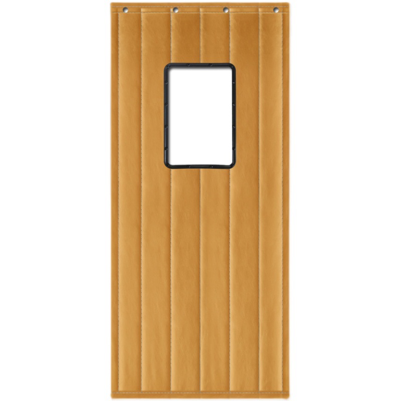 pu皮革隔音棉门帘冬季加厚保暖防寒防风防水大门商用家用挡风