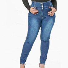 women jeans big size 2020Fashion ladies jeans pants 女牛仔裤