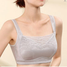 新款抹胸式无钢圈内衣乳腺胸罩癌术后可用假乳房腋下遮挡美背文胸