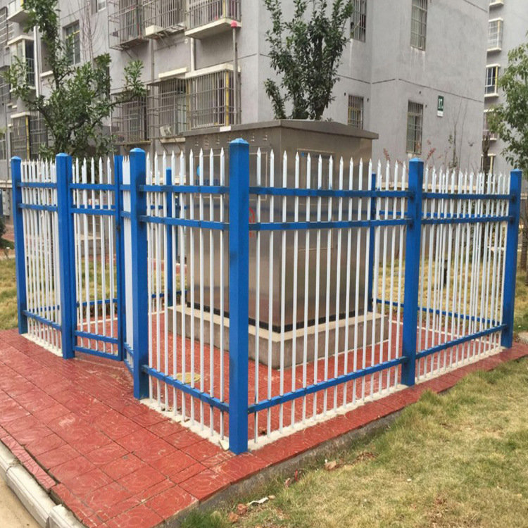 锌钢围墙护栏铁艺防护栏小区户外阳台别墅围栏防盗防爬室外栅栏杆