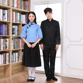 五四青年装女民国风女学生装表演出服校服中山装班服毕业舞台合唱