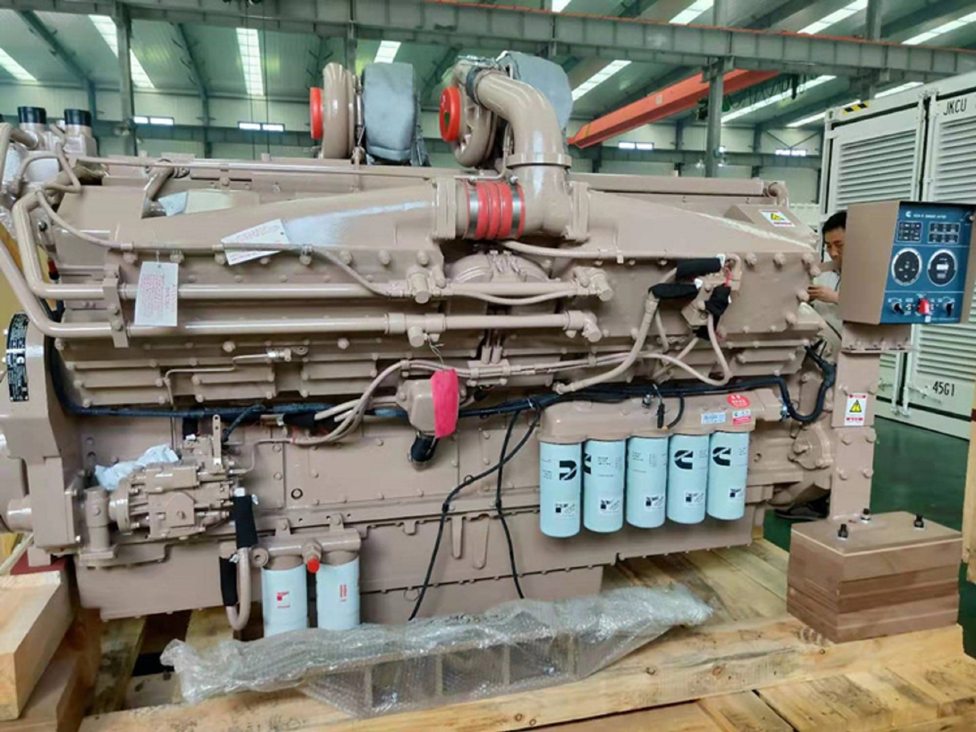 供应重庆康明斯kta50/k50柴油机v型16缸增压中冷柴油发动机总成