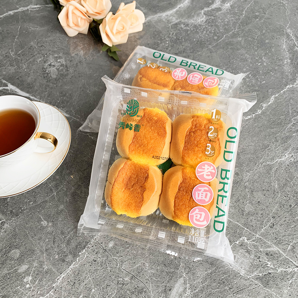 秀峰香老面包110克软面包儿童营养早餐代餐点心超市副食商店批发