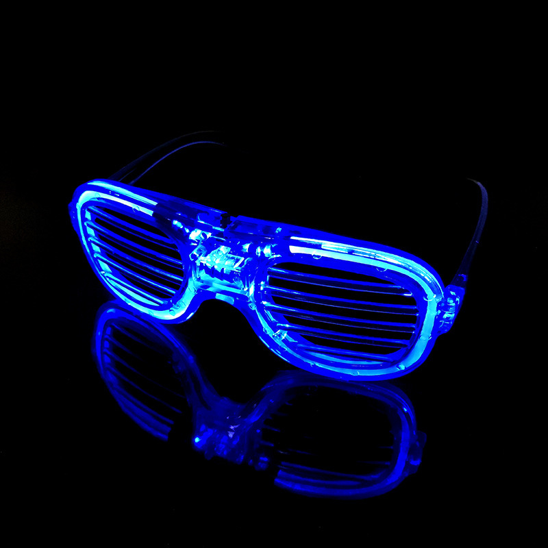 Cross-Border Blinds Luminous Glasses Led Cold Light Creative Glasses Bar Party Atmosphere Props Children's Toys