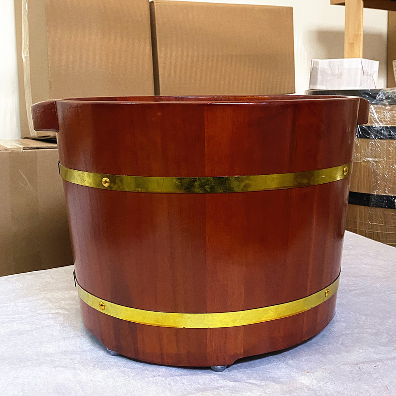 泡脚木桶家用洗脚木桶木质泡脚盆养生足浴桶实木泡脚桶