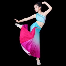 傣族服装儿童女新款舞蹈演出服套装傣族舞西双版纳傣装服饰泼水节
