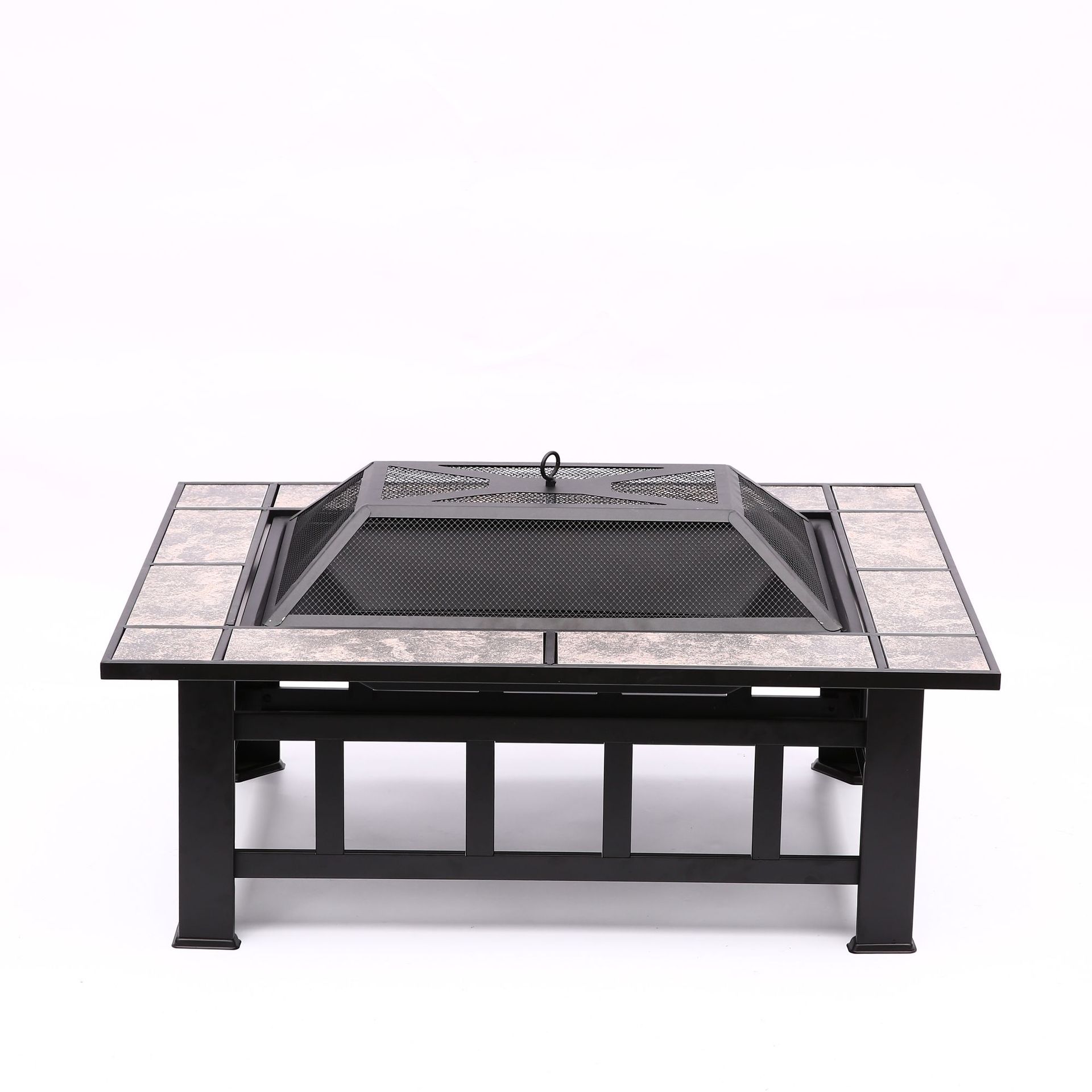 Outdoor Square Barbecue Stove Charcoal Heating Brazier Barbecue Table Household Carbon Oven Barbecue Stove Courtyard Barbecue Stove