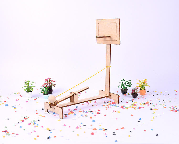 儿童科学实验投篮器科技小制作幼小学生玩具手动制作材料礼品