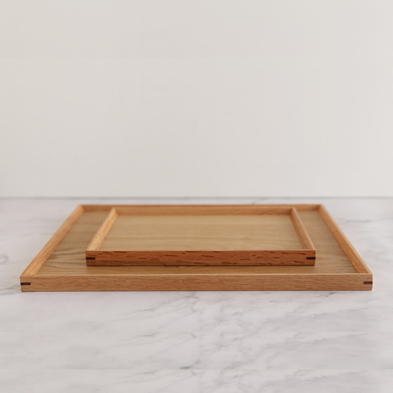 18n日系家用商用长方形实木红橡木白蜡木托盘亲戚广告促销个人礼