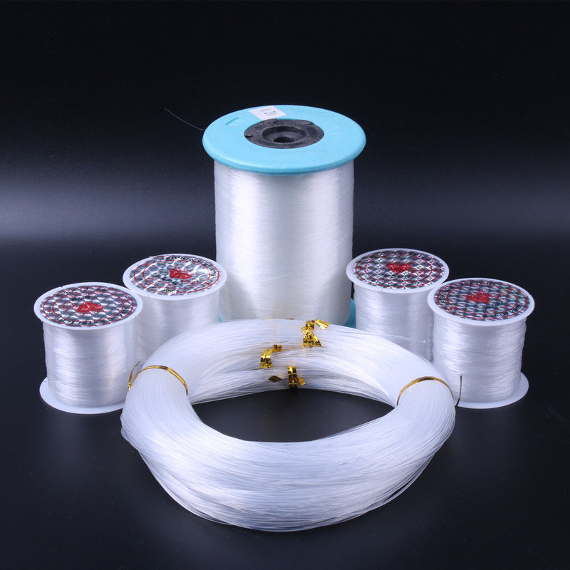 玻璃丝水晶线无弹力鱼线编织串珠绳缠绕戒指线尼龙透明鱼丝线