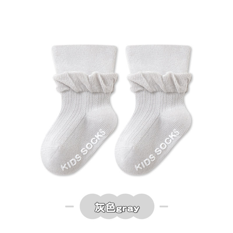 24 Spring and Summer New Infant Middle-Long Stockings Mesh Thin Loose Mouth Non-Slip Boneless Loose Mouth Not Tight Legs Princess Socks