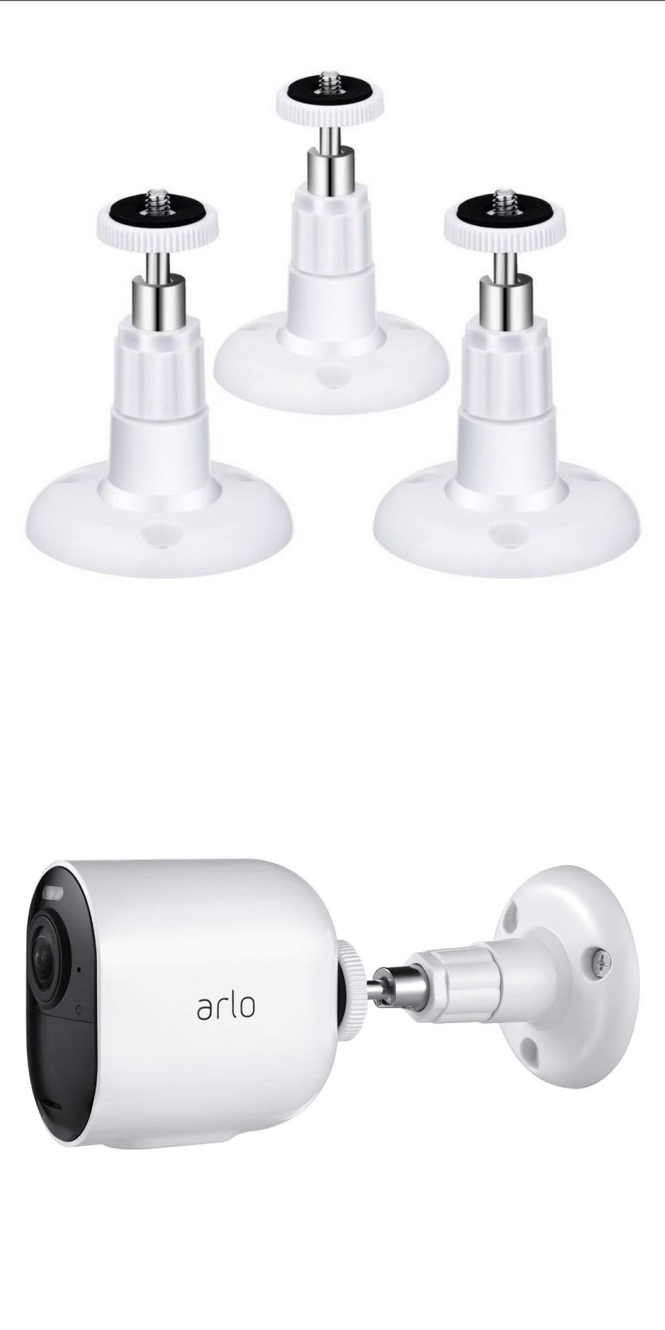 监控摄像机支架 arlo万向调节小米家用小型飞机支架 203x