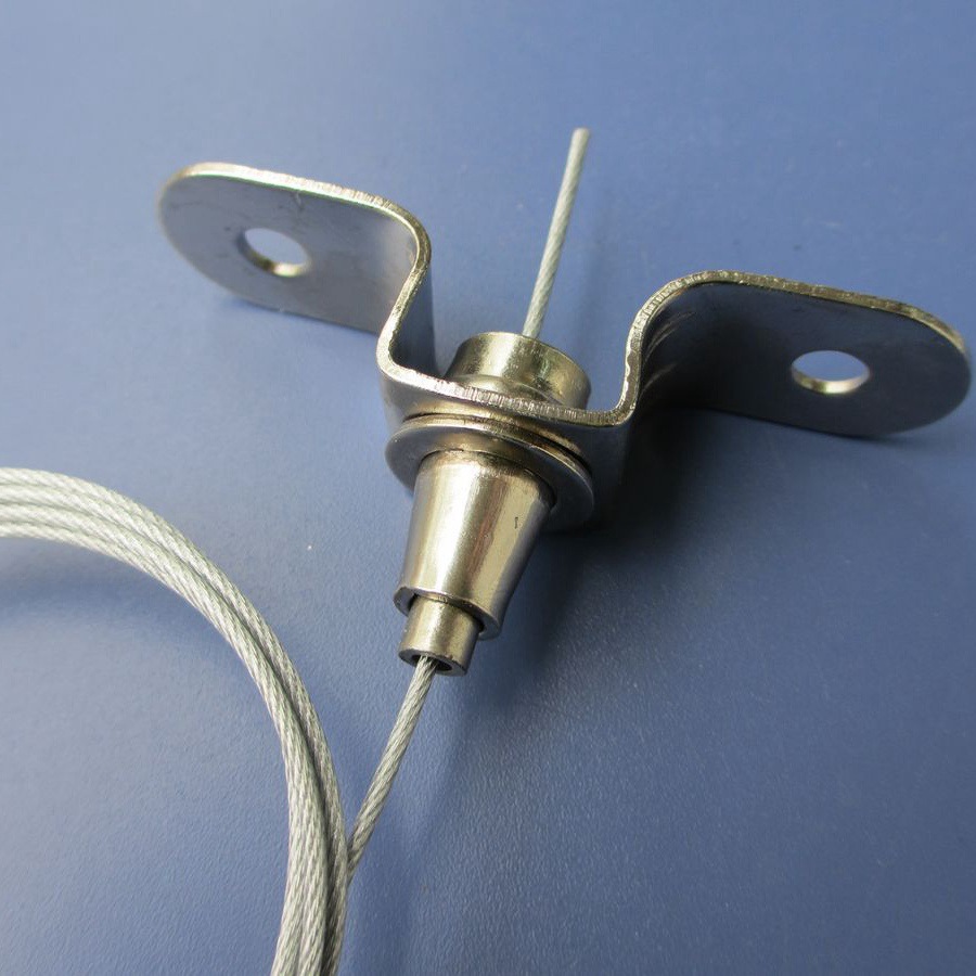 u型 几字形灯饰天花吊件 玻璃 广告牌吊码 钢丝绳卡线锁线升降器