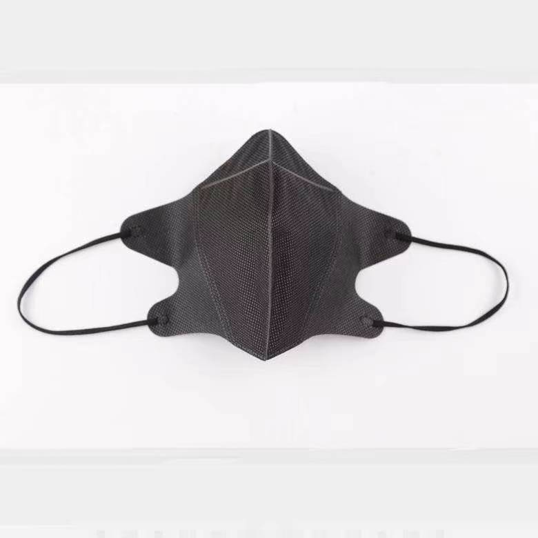 新款网红成人3d口罩黑色白色蓝色彩色立体口罩儿童款三层民用口罩