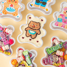 六一儿童节慕斯蛋糕盒小熊卡通包装盒甜品糖果饼干烘焙网红礼品盒