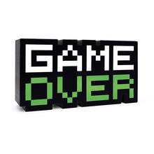 跨境热卖氛围灯 GAMEOVER游戏声控马赛克灯 三档调节颜色变幻台灯