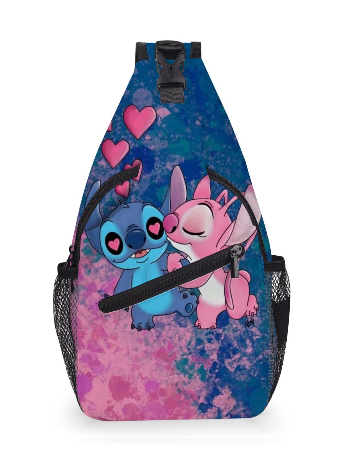 In Stock Stitch Stitch Primary and Secondary School Students Crossbody Waist Bag Small Shoulder Bag Outdoor Travel Chest Bag