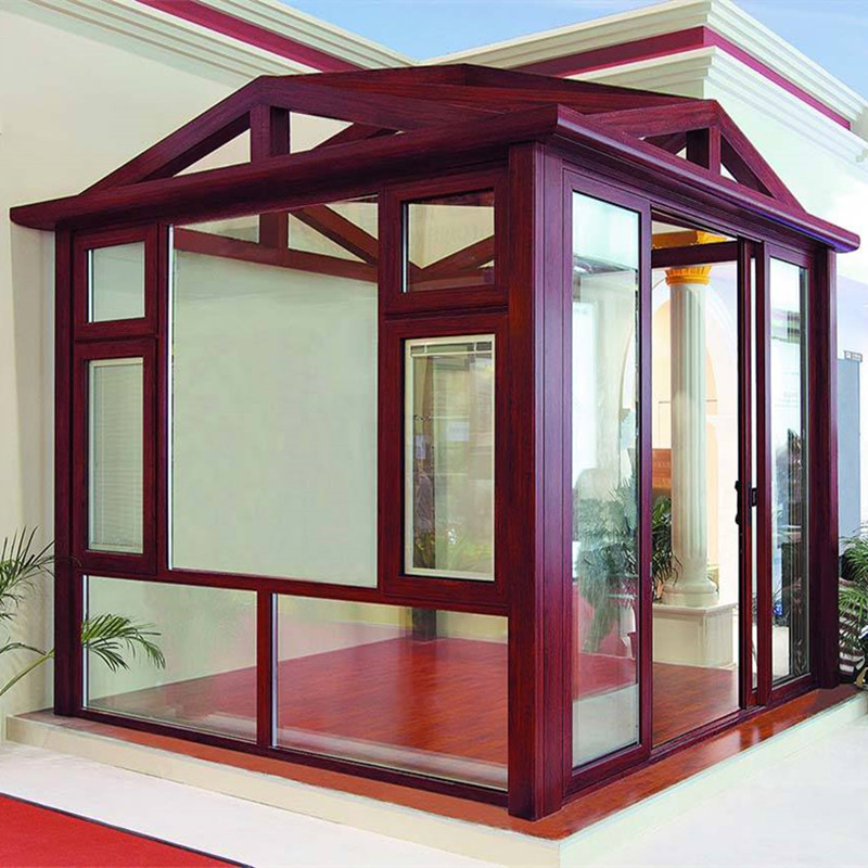 嘉兴阳光房断桥铝封n阳台钢结构搭建楼顶封露台玻璃房户外花园天