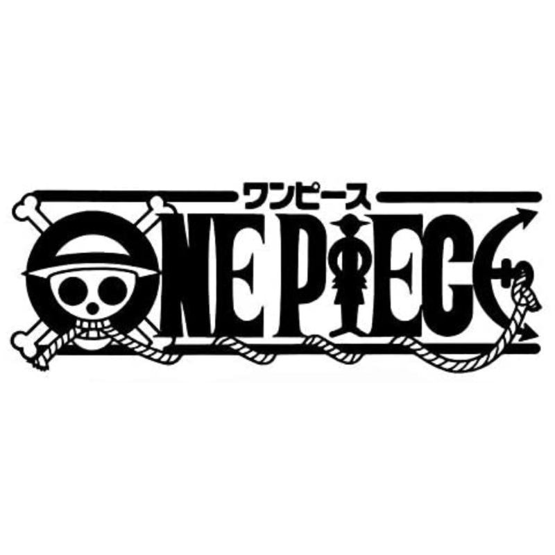 one piece 日本动漫骷髅头角色logo图案 创意精雕墙贴-阿里巴巴
