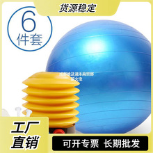 瑜伽球美体加厚防爆球初学者健身球成人马甲线儿童平衡健身弹力球