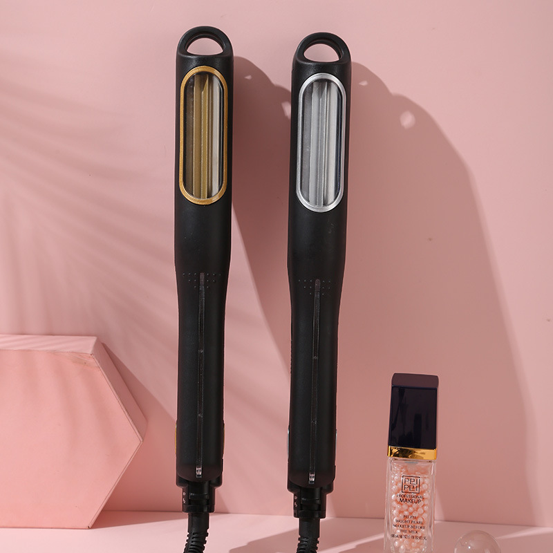 跨境欧规规电动玉米卷发棒防中长发女玉米梳家用负离子卷发棒