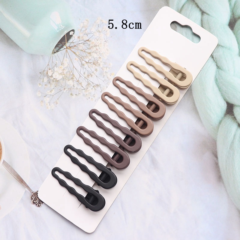 Candy Color Hair Clip Girl Side Clip Duckbill Clip Internet Celebrity Clip Cute Small Hairclip Bang Clip Accessories Headdress