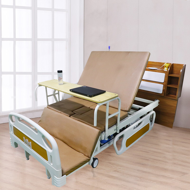 可翻身护理床高端电动摇控助便医疗病床瘫痪老人多功能起背护理床