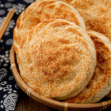 山东菏泽吊炉大烧饼火烧河南手工土特产即食小吃芝麻孕妇零食