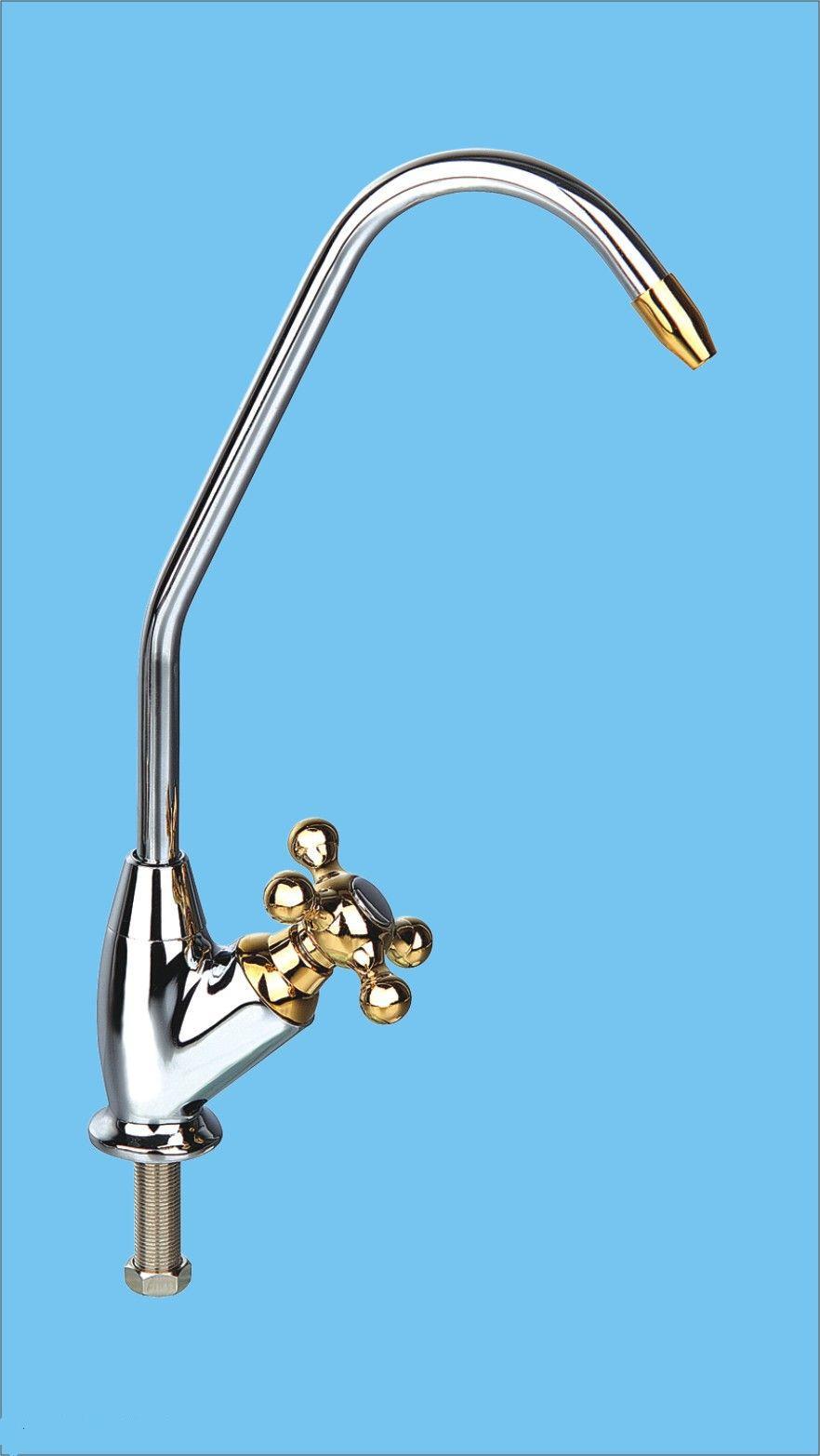 2分快接水龙头三叉鹅颈家用净水器直饮纯水机配件接pe管通用配件