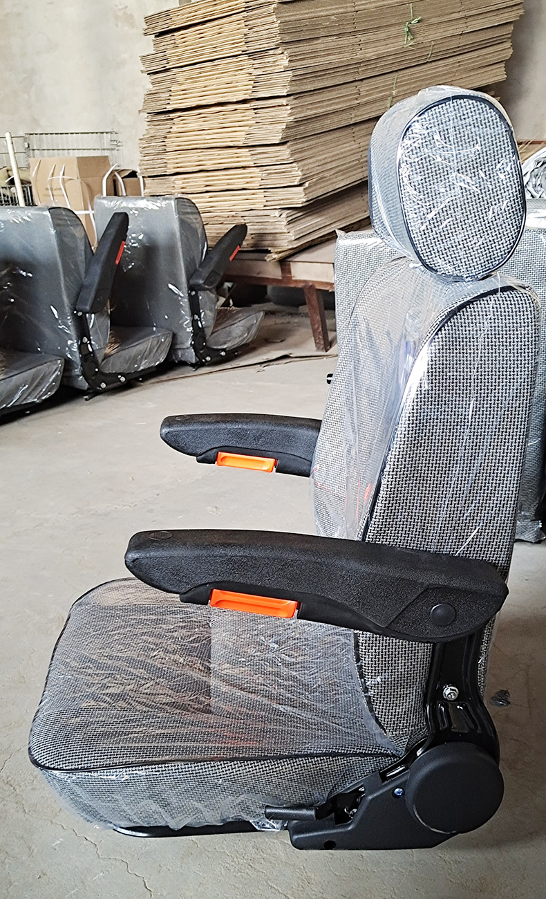 工程车座椅大巴乘客座椅客车改装车扶手可调座椅