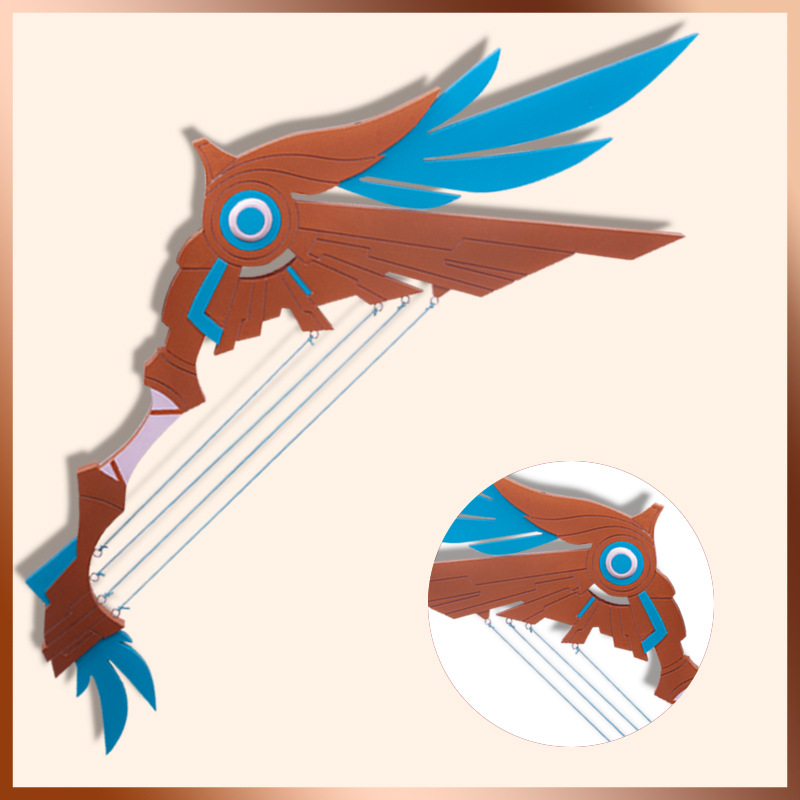 原神天空之翼天空弓巴巴托斯5星武器 cosplay道具