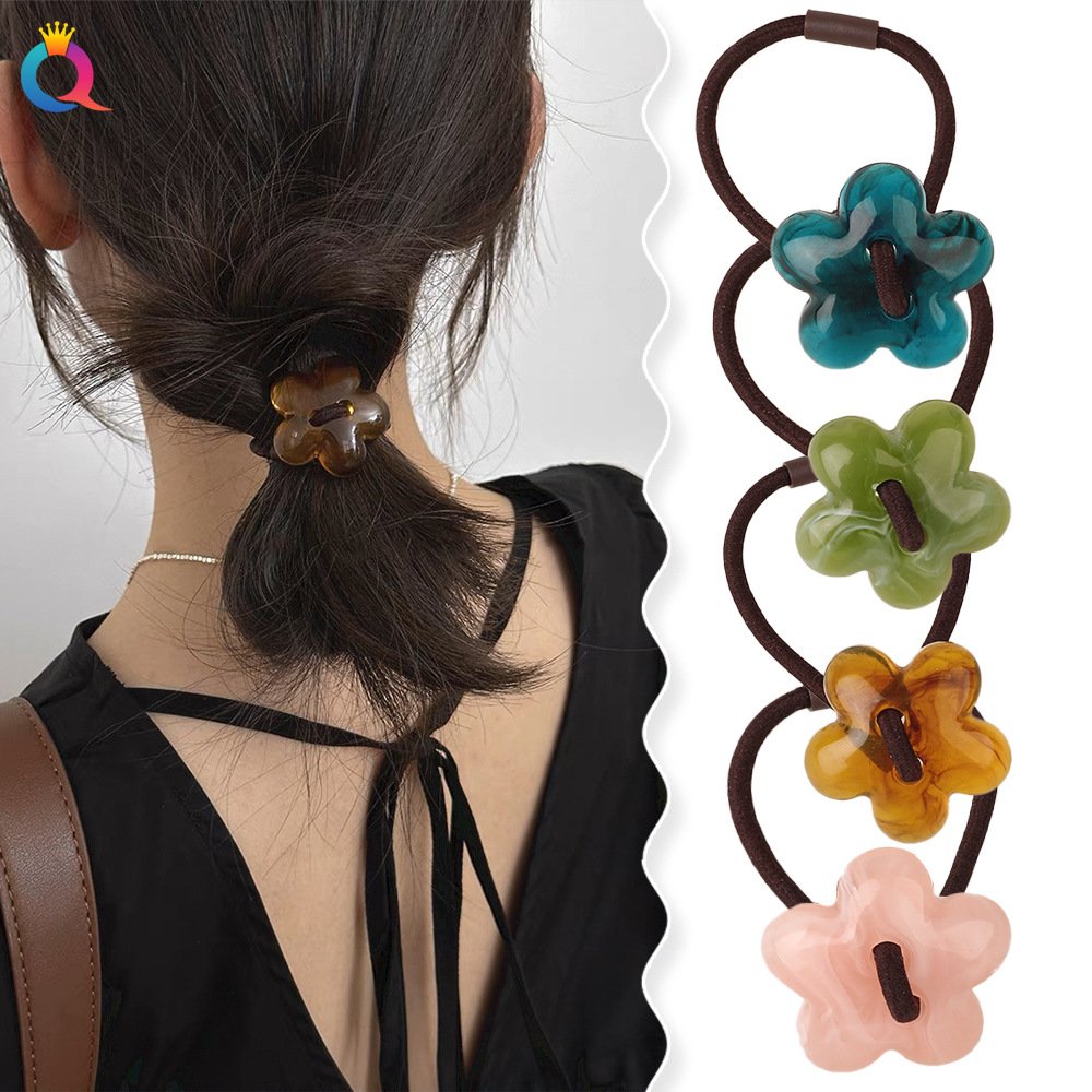 High Elastic Hair Bands Simple Hair Band Ponytail and Updo Hair Ring Hair Rope Hair Accessories Wholesale