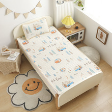 新款卡通乳胶幼儿园床垫午睡加厚婴儿床床垫全棉可拆洗宝宝床褥子
