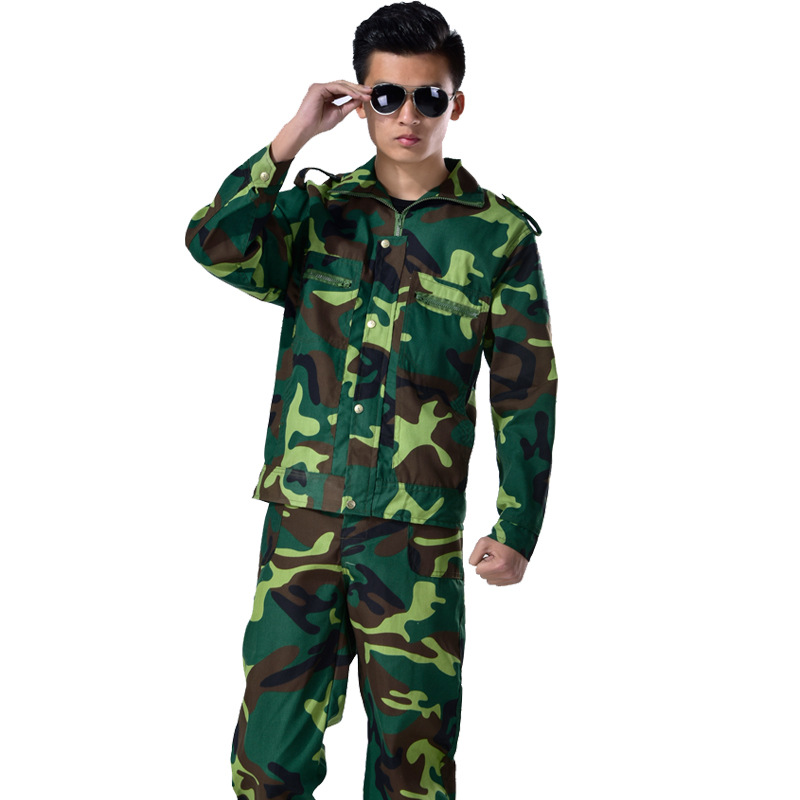 广东迷彩服套装男夏季学生户外拓展特种兵军装儿童训练迷彩军训服