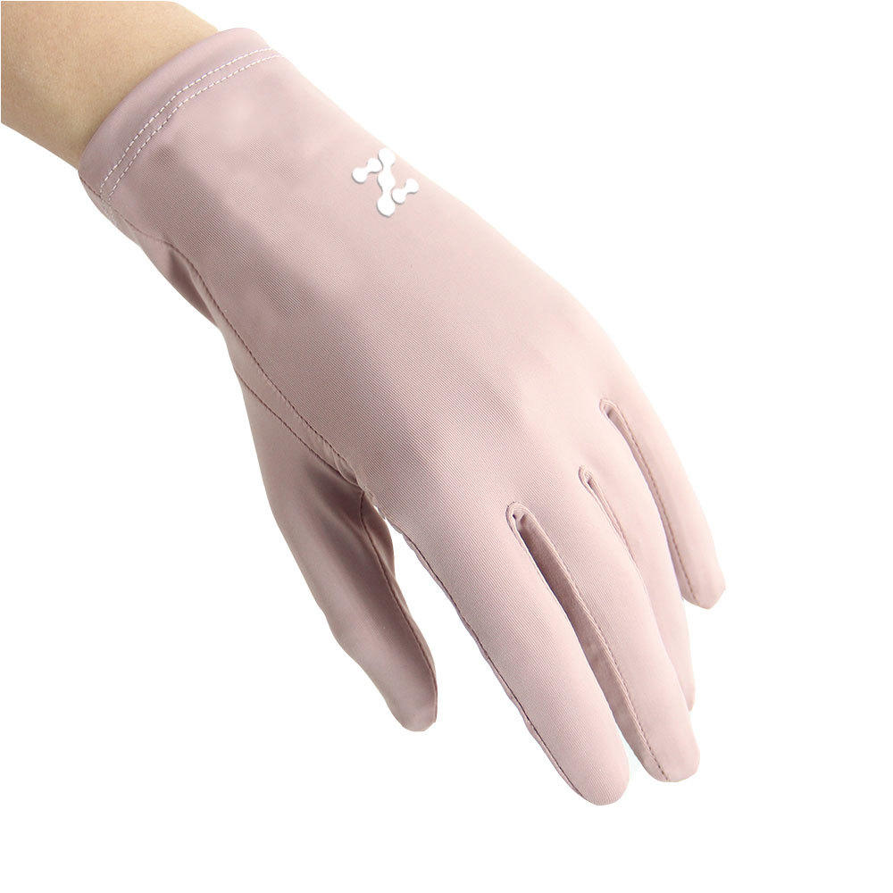 2022新款防晒冰丝手套女防紫外线骑车薄款冰感防晒手套 户外开车