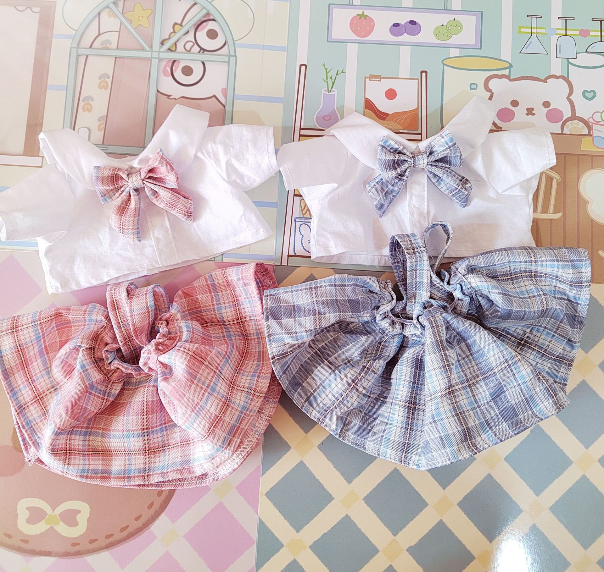 莉娜熊玲娜贝尔换装衣服毛绒玩具裙子jk服星黛露替换装-阿里巴巴