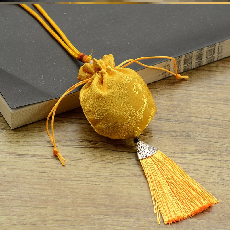 刺绣古风荷包随身印字收纳汽车挂件祈福锦囊空袋子演唱会中草药提神除