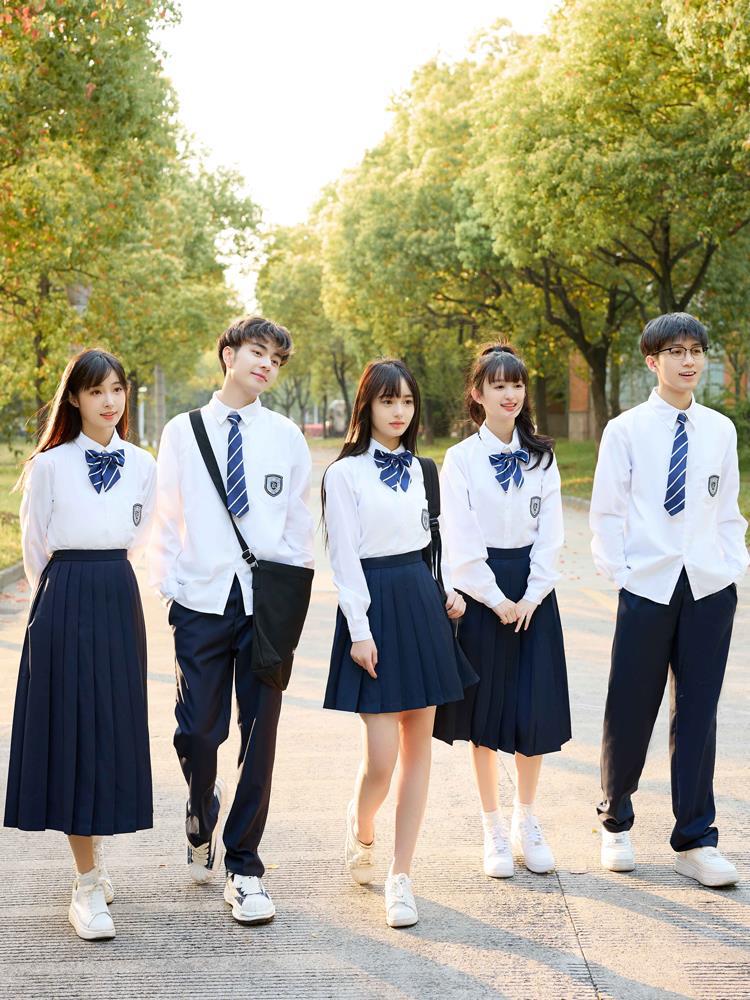 t高中生班服学院风初中生校服中学生运动会班服毕业合唱演出服套