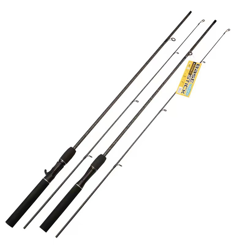 Factory Wholesale Multi-Functional Lure Rod 1.8 M Plug-in Tossing Fishing Rod M Adjustable Pikestaff Straight Handle Plug-in Rod Fishing Gear