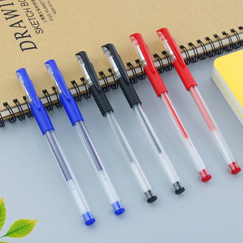 欧标0.5mm中性笔办公签字黑学生专用针管水笔签字笔厂家批发